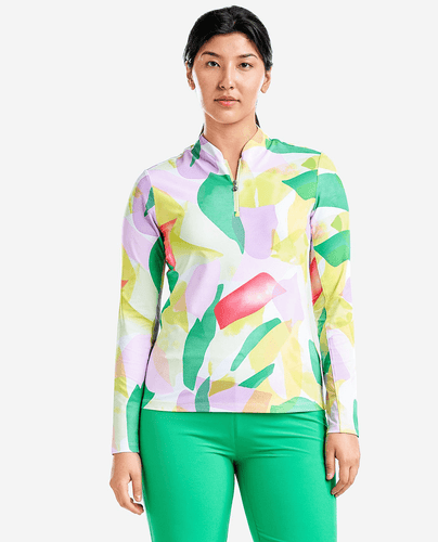 SIZE L - NIVO UV Lolita LivCool Long Sleeve Polo 170 Classic Green