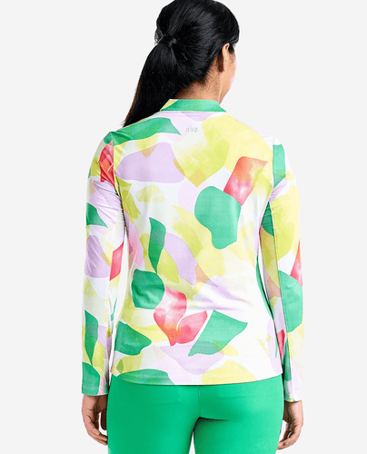 SIZE L - NIVO UV Lolita LivCool Long Sleeve Polo 170 Classic Green