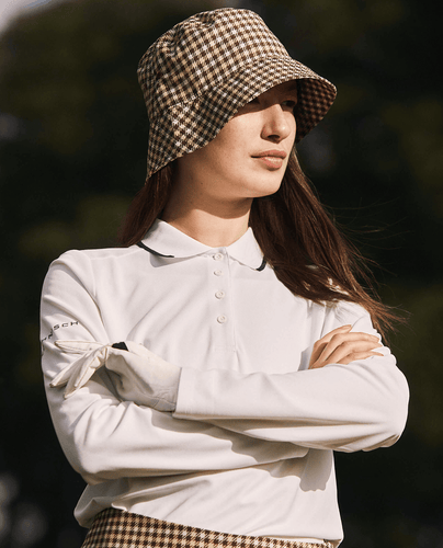 SIZE - ROHNISCH Bucket Hat Mini Check Brown