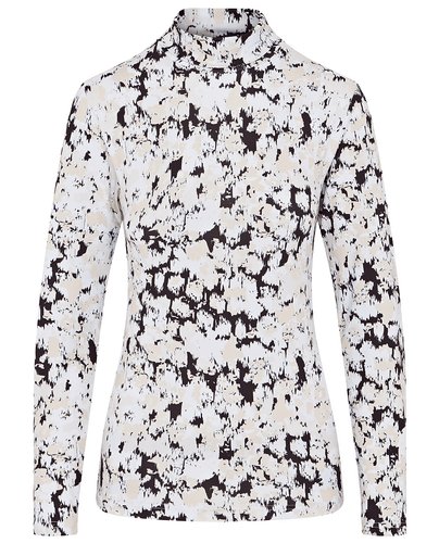 SIZE XXL - SWING OUT SISTER Olivia Roll Neck Sand & Black