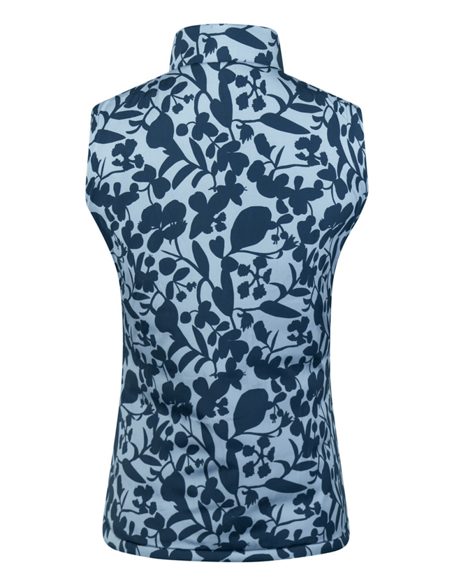 SIZE S - PURE GOLF Eve Reversible Vest 406 Midnight Rose Navy