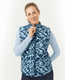 SIZE S - PURE GOLF Eve Reversible Vest 406 Midnight Rose Navy