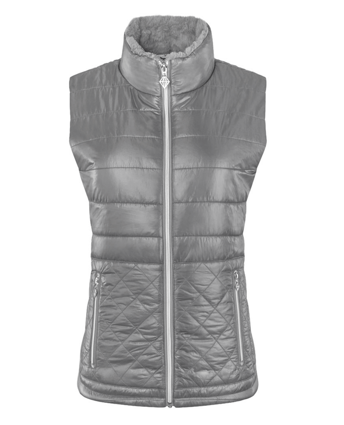 SIZE L - PURE GOLF Hemisphere Faux Fur Vest 411 Charcoal Grey