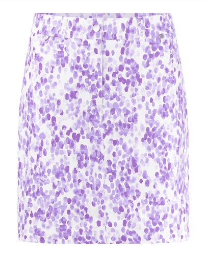 SIZE 14 - PURE GOLF Clarity Skort 50cm 222 Violet Fields