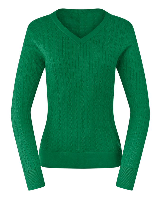SIZE M - PURE GOLF Suzie Summer Weight Knitted Jumper 509 Deep Emerald