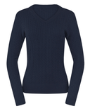 SIZE L - PURE GOLF Suzie Summer Weight Knitted Jumper 509 Navy
