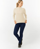 PURE GOLF Iris Super Soft 1/4 Zip Top 007 Limestone