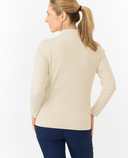 PURE GOLF Iris Super Soft 1/4 Zip Top 007 Limestone