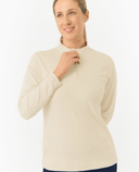 PURE GOLF Iris Super Soft 1/4 Zip Top 007 Limestone