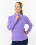 PURE GOLF Iris Super Soft 1/4 Zip Top 007 Future Dusk