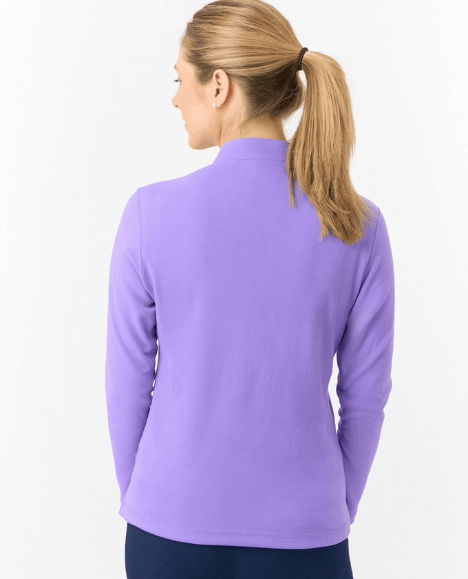 PURE GOLF Iris Super Soft 1/4 Zip Top 007 Future Dusk