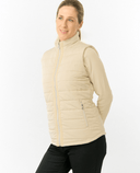 PURE GOLF Hemisphere Faux Fur Vest 411 Limestone