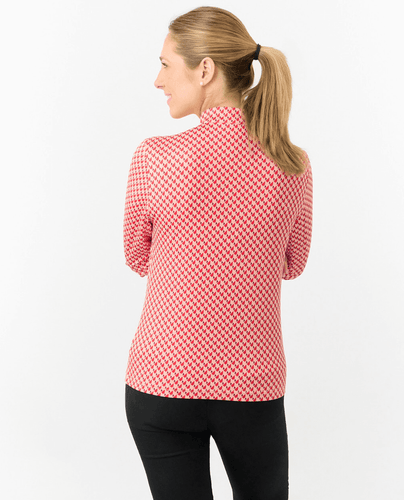 PURE GOLF Arusha Mid Layer Top 441 Woven Chantilly