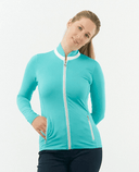 PURE GOLF Mist Jacket 442 Ocean Blue