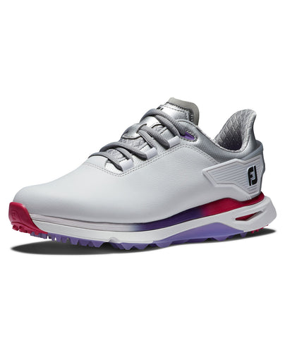 SIZE UK8 - FootJoy Wide Fit PRO/SLX Womens Golf Shoe White/Silver