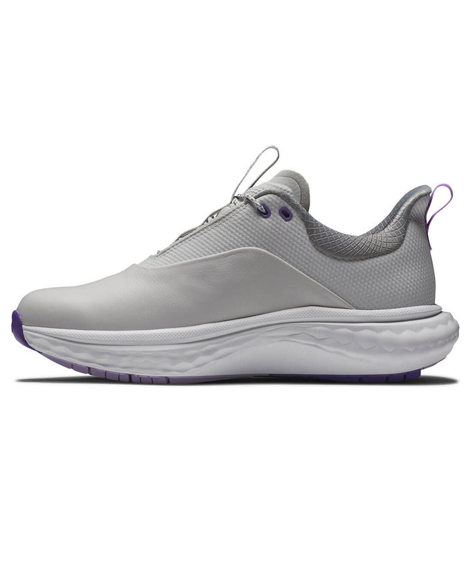 FootJoy Wide Fit FJ Quantum Womens Golf Shoe White/Grey