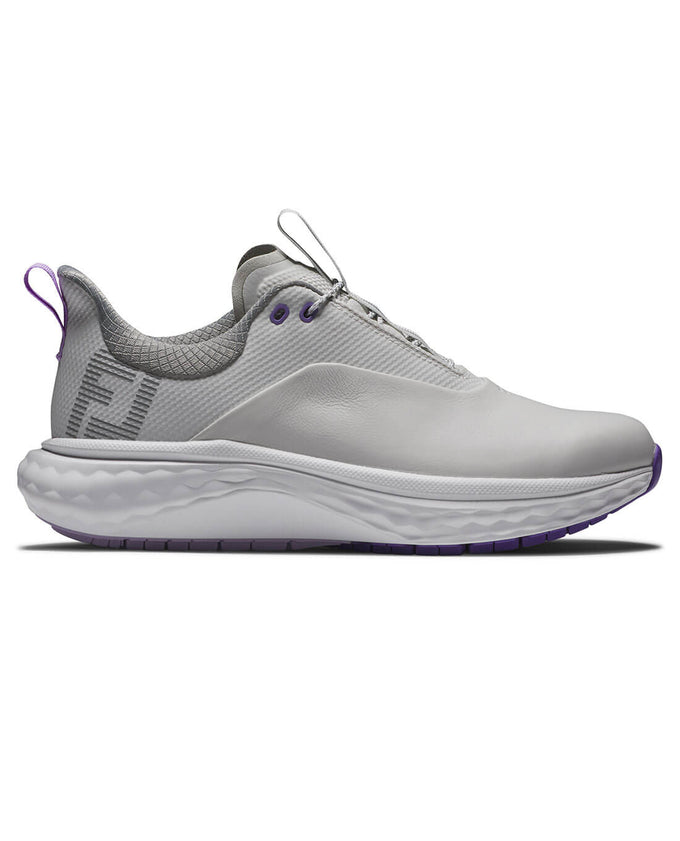 FootJoy Wide Fit FJ Quantum Womens Golf Shoe White/Grey