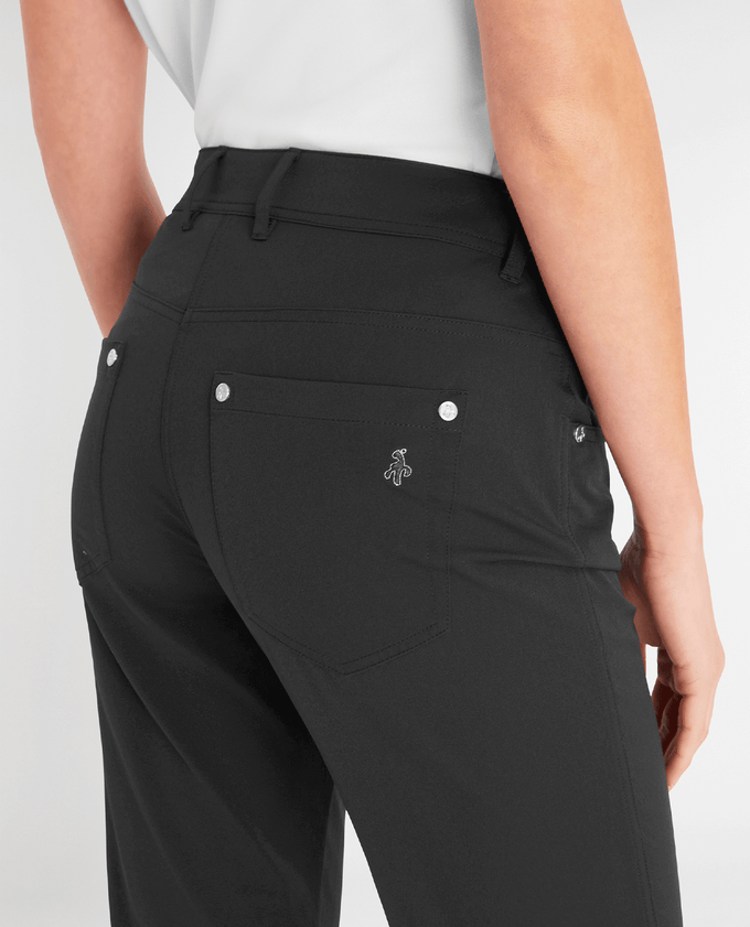 SIZE 10 - GREEN LAMB Nyla Capri 034 Black