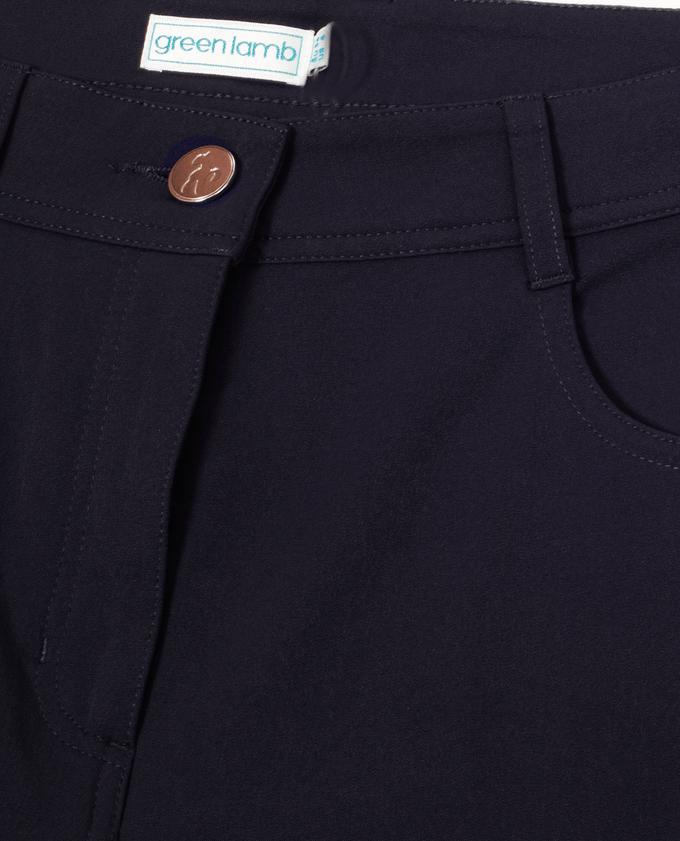 SIZE 10 - GREEN LAMB Nyla Capri 034 Black