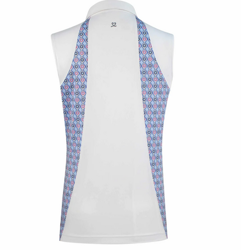 SIZE XS - DAILY SPORTS Sue Sleeveless Polo White