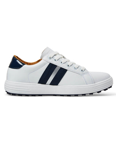 SWING OUT SISTER Sole Sister Golf Shoes Navy & Silver