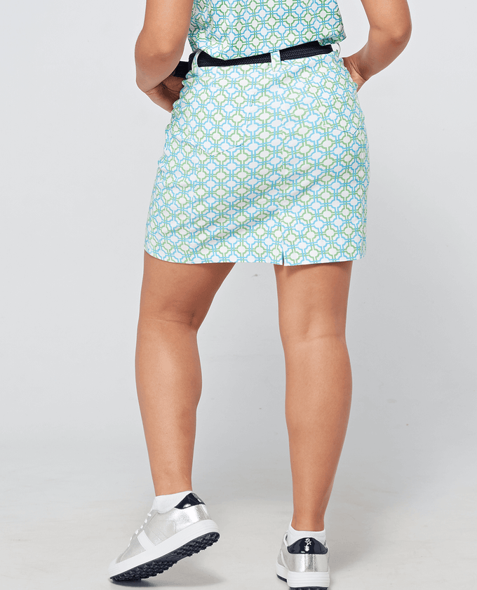 SIZE 10 - SWING OUT SISTER Lucy Pull On Skort Dazzling Blue & Emerald
