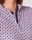 SIZE XL - SWING OUT SISTER Layla 1/4 Zip Long Sleeve Top Jumping Beans