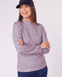 SIZE XL - SWING OUT SISTER Layla 1/4 Zip Long Sleeve Top Jumping Beans