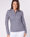 SIZE XS - SWING OUT SISTER Layla 1/4 Zip Long Sleeve Top Love Golf