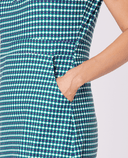 SIZE XL - SWING OUT SISTER Penelope Pattern Dress Aquatic Awe