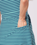 SIZE XL - SWING OUT SISTER Penelope Pattern Dress Aquatic Awe