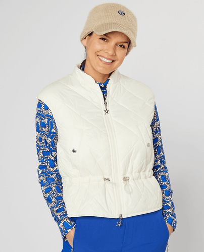 SWING OUT SISTER Pearl Active Vest Winter White