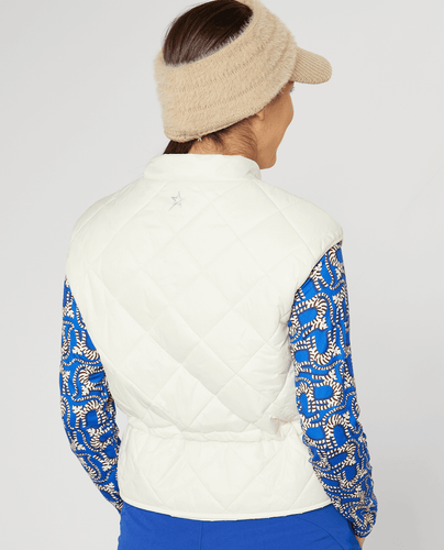 SWING OUT SISTER Pearl Active Vest Winter White