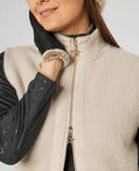 SWING OUT SISTER Leo Knit Vest Gilded Beige