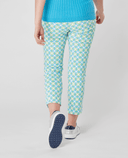 SIZE 16 - SWING OUT SISTER Georgia 7/8 Trouser Dazzling Blue & Emerald
