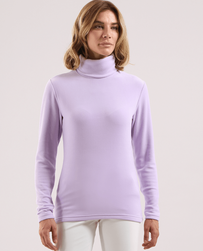 SIZE 14 - CHERVO Trentatre Thermal Fleece Turtleneck Dahlia