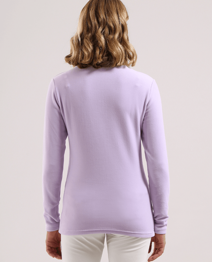 SIZE 14 - CHERVO Trentatre Thermal Fleece Turtleneck Dahlia