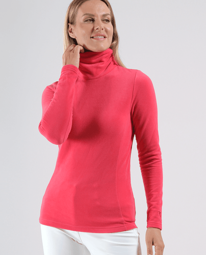 CHERVO Traffic Thermal Fleece Turtleneck Deep Pink