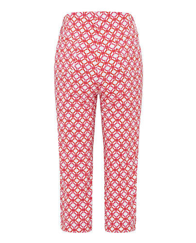 SIZE 8 - SWING OUT SISTER Lexi Pull On Capri Lush Pink & Mandarin