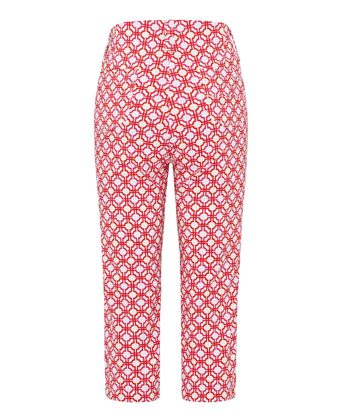 SIZE 8 - SWING OUT SISTER Lexi Pull On Capri Lush Pink & Mandarin