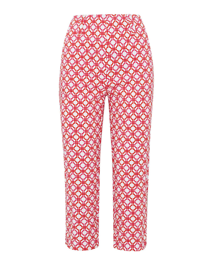 SIZE 8 - SWING OUT SISTER Lexi Pull On Capri Lush Pink & Mandarin