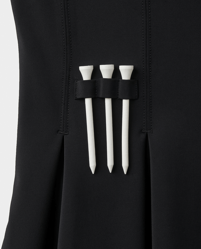 SIZE L - TILLEY Polo Dress Black