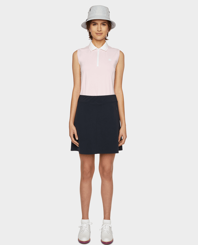 TILLEY Sleeveless Polo Pink