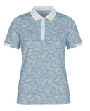 SIZE XS - ROHNISCH Abby Polo Hexagon Mint