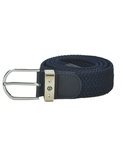 PURE GOLF Paige Woven Stretch Belt - Navy