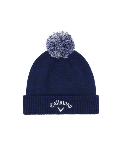 CALLAWAY Fleece Lined Bobble Hat Navy