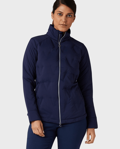 SIZE XL - CALLAWAY Chevron Quilted Jacket CGJFD035 Navy