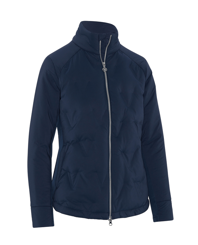 SIZE XL - CALLAWAY Chevron Quilted Jacket CGJFD035 Navy