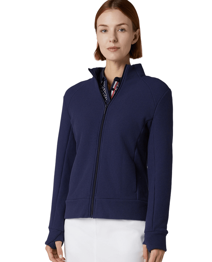 CALLAWAY Textured Fleece Jacket CGKFF079 Navy