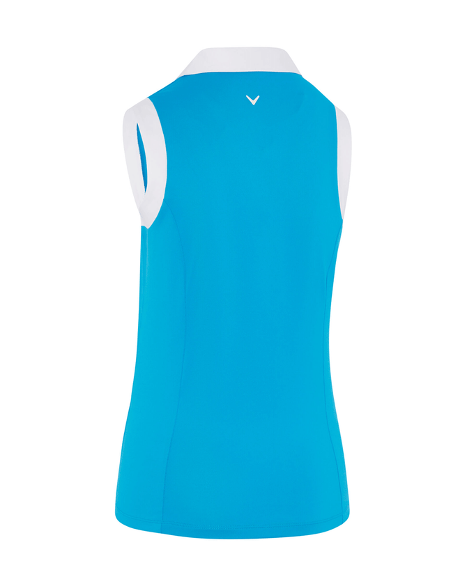 CALLAWAY Sleeveless Polo CGKSD034 Vivid Blue